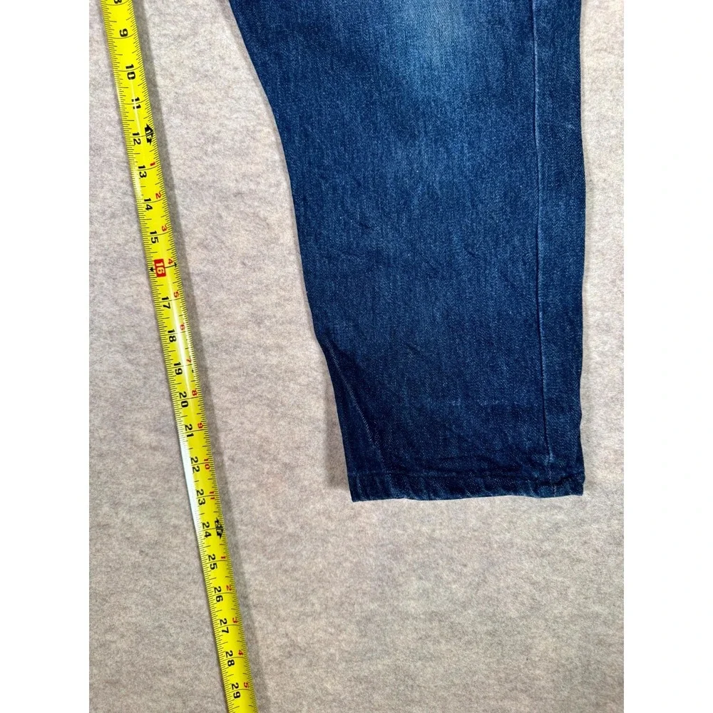 Levis 501 Original Jeans Mens 38x32 Blue Denim Classic Straight Leg‎ Button Fly